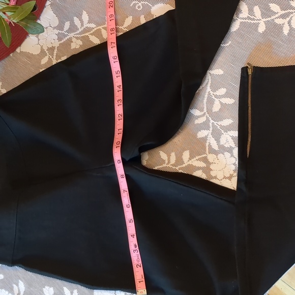 Max Studio Ankle Zip Pull On Stretch Pants Black S - Picture 5 of 11